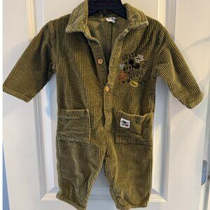 Disney Mickey Mouse corduroy jumpsuit